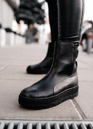Жіночі чоботи puma rihanna black