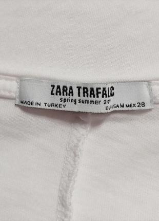 Футболка zara, 100% хлопок и вышивка, размер l/xl9 фото