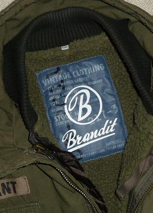 Куртка "brandit m65 giant olive jacket" vintage cloting! р-3xl оригінал-100%cotton.стояння-новий!2 фото