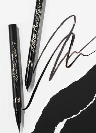 Стійкий олівець лайнер  kvd beauty tattoo pencil liner waterproof long-wear gel eyeliner2 фото