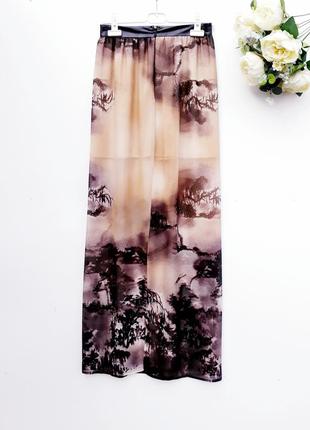 Сказочная юбка от river island шифоновая юбка с кожаным поясом2 фото