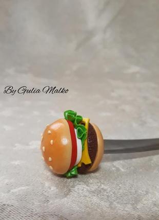 Ложка с гамбургером2 фото