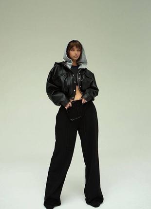 Женские спортивные штаны на флисе