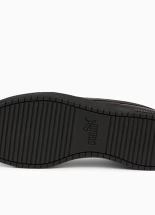 Кроссовки-кеды мужские puma rickie sneakers 387607 03 (черные, синтетика, повседневные, бренд пума)6 фото