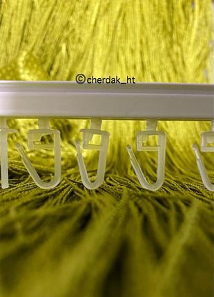 Крючки для штор и потолочных карнизов - 100шт/уп