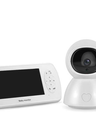 Видеоняня baby monitor беспроводная с большим 5" дюймовым монитором inqmega bm288, датчик температуры, п ku_22