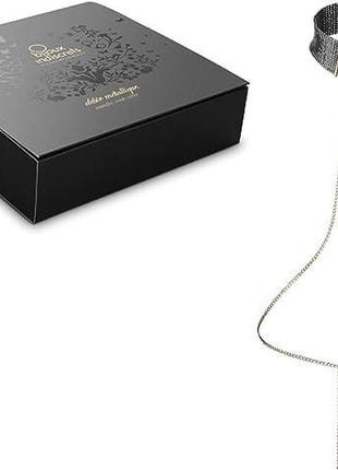 Намисто-комір-чокер bijoux indiscrets desir metallique collar black8 фото
