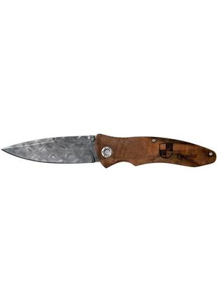 Ніж boker tirpitz damascus wood