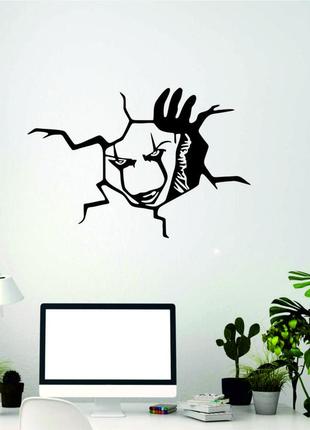 Декоративне настінне панно «клоун» декор на стіну7 фото