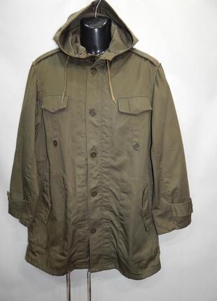 Чоловіча демісезонна куртка-парка р.48-50 007mdk (тільки в зазначеному розмірі, тільки 1 шт.)