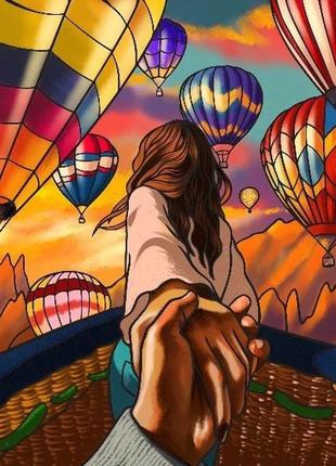 Алмазна вишивка на підрамнику  каппадокія 40х40 dmf-400