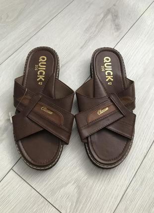 Мужские сандалии, мужские босоножки, коричневые сандалии.