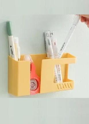 Підвісний органайзер тримач для смартфона пульта настінний бежевий