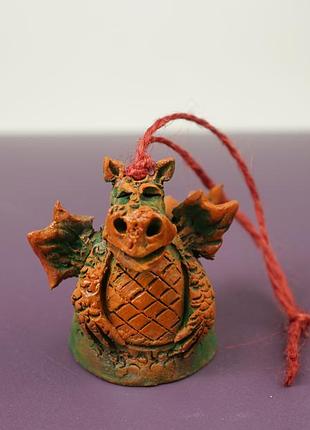 Колокольчик дракон символ 2024 года змей сувенир dragon gift