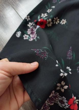 Шифонова блуза оверсайз,платтячко в квітковий принт5 фото