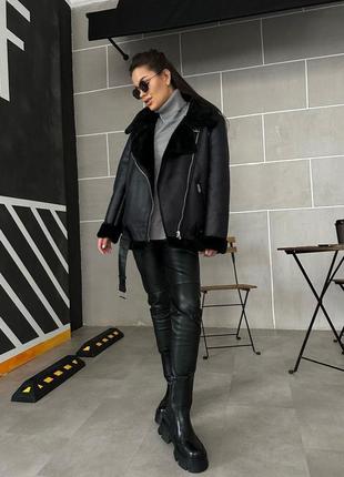 Дубленка авиатор.
размеры: Weekend Max Mara 42,44,46