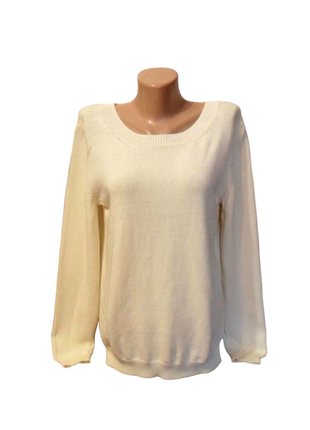 Кофта з бавовною massimo dutti біла