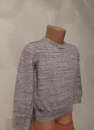 Серый свитшот, спортивная кофта, пуловер3 фото