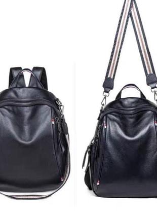 Класичний міський жіночий рюкзак чорного / жіночого рюкзака