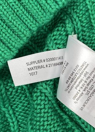 Свитер / джемпер polo ralph lauren cable knit новый хлопчатобумажный зеленый вязаный размер м m7 фото