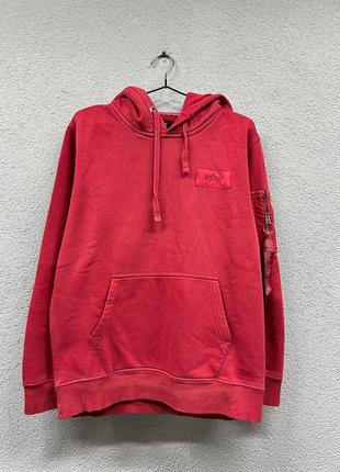 Кофтаa худи alpha industries m толстовка мужская