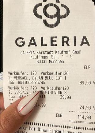 Парфюм versace dylan blue 100 ml мужской