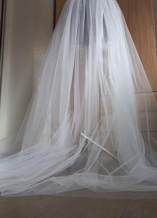 Шлейф на весільне плаття1 фото