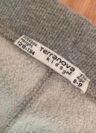 Брюки джоггеры с начёсом terranova kids girl 128-134/8-9.3 фото