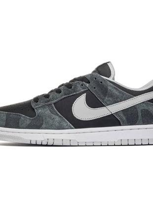 Кроссовки nike sb dunk low premium black grey