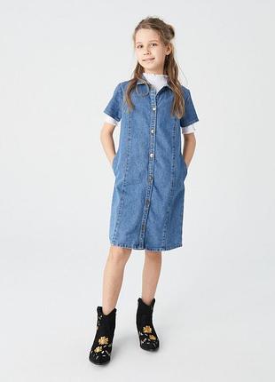 Джинсовое платье reserved размер 128-134