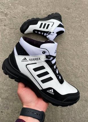 Кроссовки зимние кожаные adidas1 фото