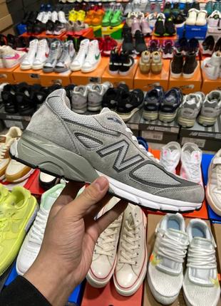 New balance 990v4 grey - made in usa2 фото