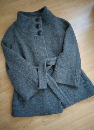 Стильное теплое добротное пальто вискоза/ шерсть2 фото