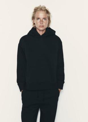Базовое худи оверсайс zara