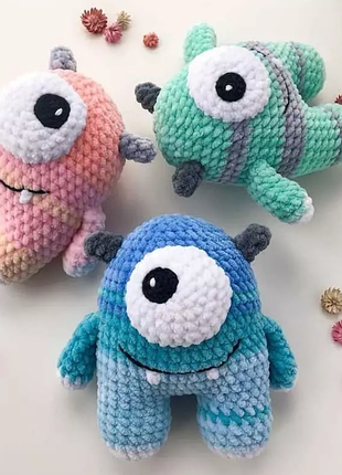 Хороший монстрик, игрушка плюшевая