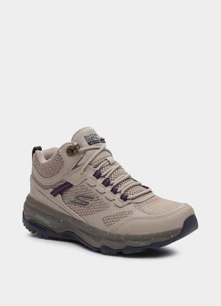 Жіночі черевики skechers go run trail altitude highly elevated / черевики бежевого кольору