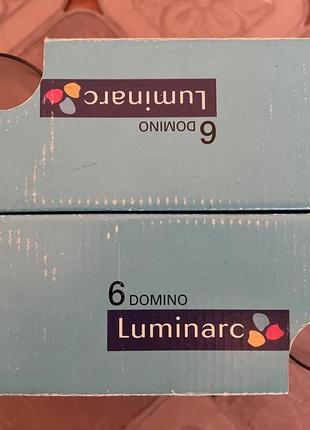 Набір келихів для вина luminarc domino3 фото