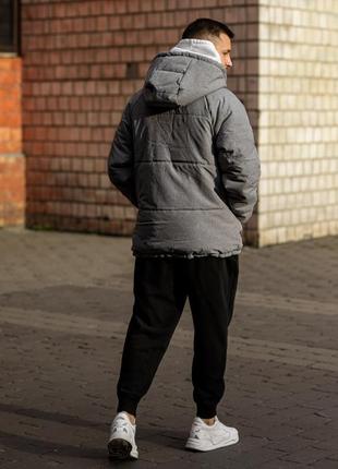 Мужская зимняя куртка с водоотталкивающей пропиткой на силиконе s-xl9 фото