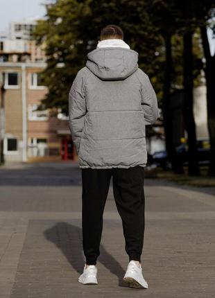 Мужская зимняя куртка с водоотталкивающей пропиткой на силиконе s-xl8 фото