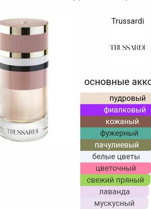 Пробник trussardi eau de parfum2 фото