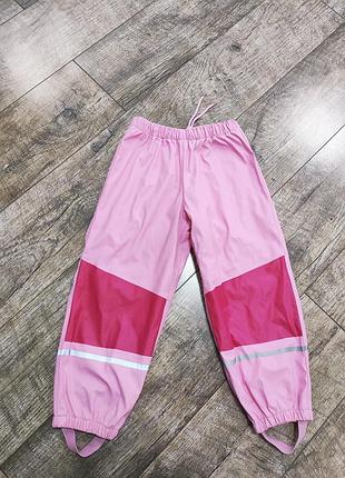 Штани дощовик, утеплені, lupilu, р. 110-116, 5-6роки, довжина 65см