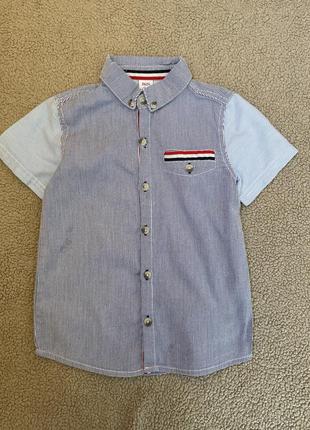 Рубашка шведка miniclub на 4-5 лет