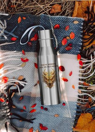 Термос с драконом