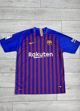 Футбольна футболка барса lionel messi barcelona nike jersey2 фото