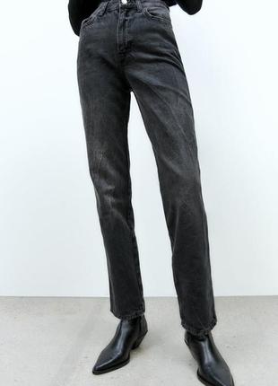 Прямые длинные джинсы zara woman, 34, 36р, оригинал2 фото