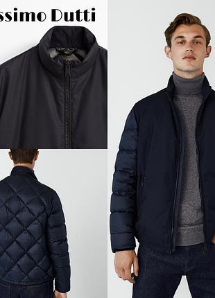 Пуховик на пуху massimo dutti
