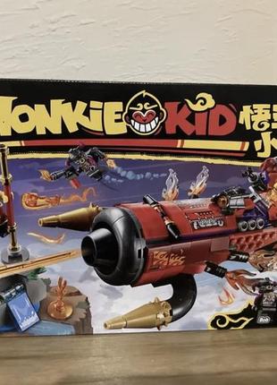 Конструктор lego monkie kid 80019 red son's inferno jet шалений турболіт ред сана