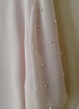 Нарядная блуза с жемчужинами monsoon2 фото