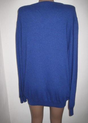Синий мужской шерстяной свитер johann konen р-р585 фото