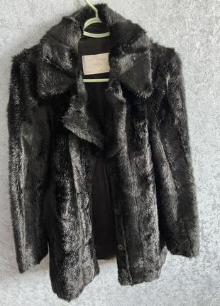 Шуба из искусственного меха zara